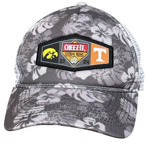 Gray Floral Cheez It Men's Hat - Picture 1 of 3